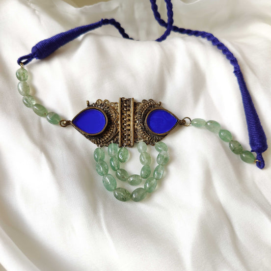 Glass Stone Choker Necklace image 0