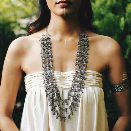 Silver Drop Necklace