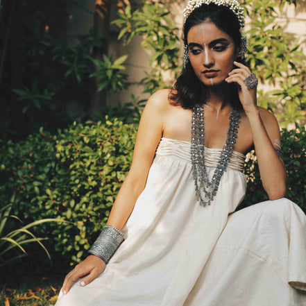 Silver Drop Necklace