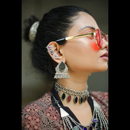 Drop Glasswork Earrings image 1