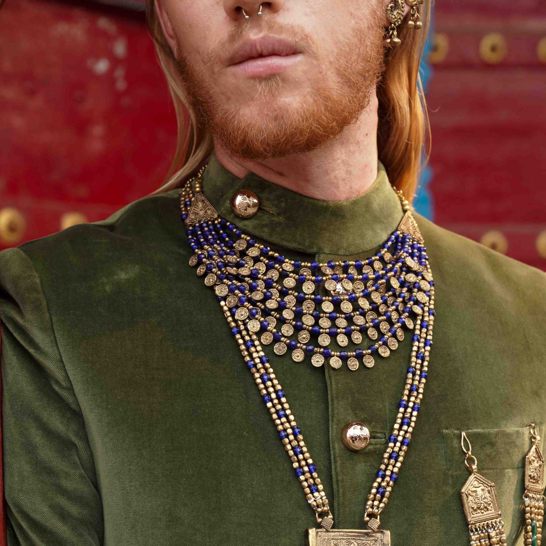 Six Layered Coin Bead Necklace image 6