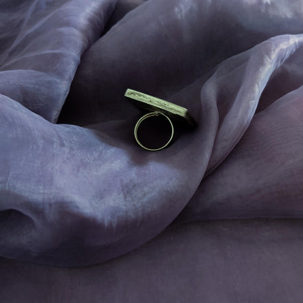 Square Glasswork Ring image 2