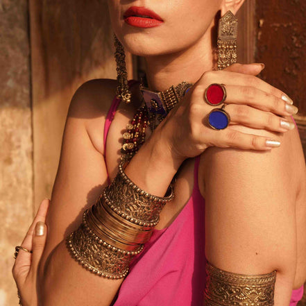 Gold Flower Cuff image 2