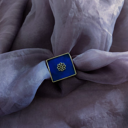 Square Glasswork Ring image 0