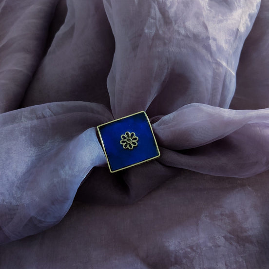 Square Glasswork Ring image 0