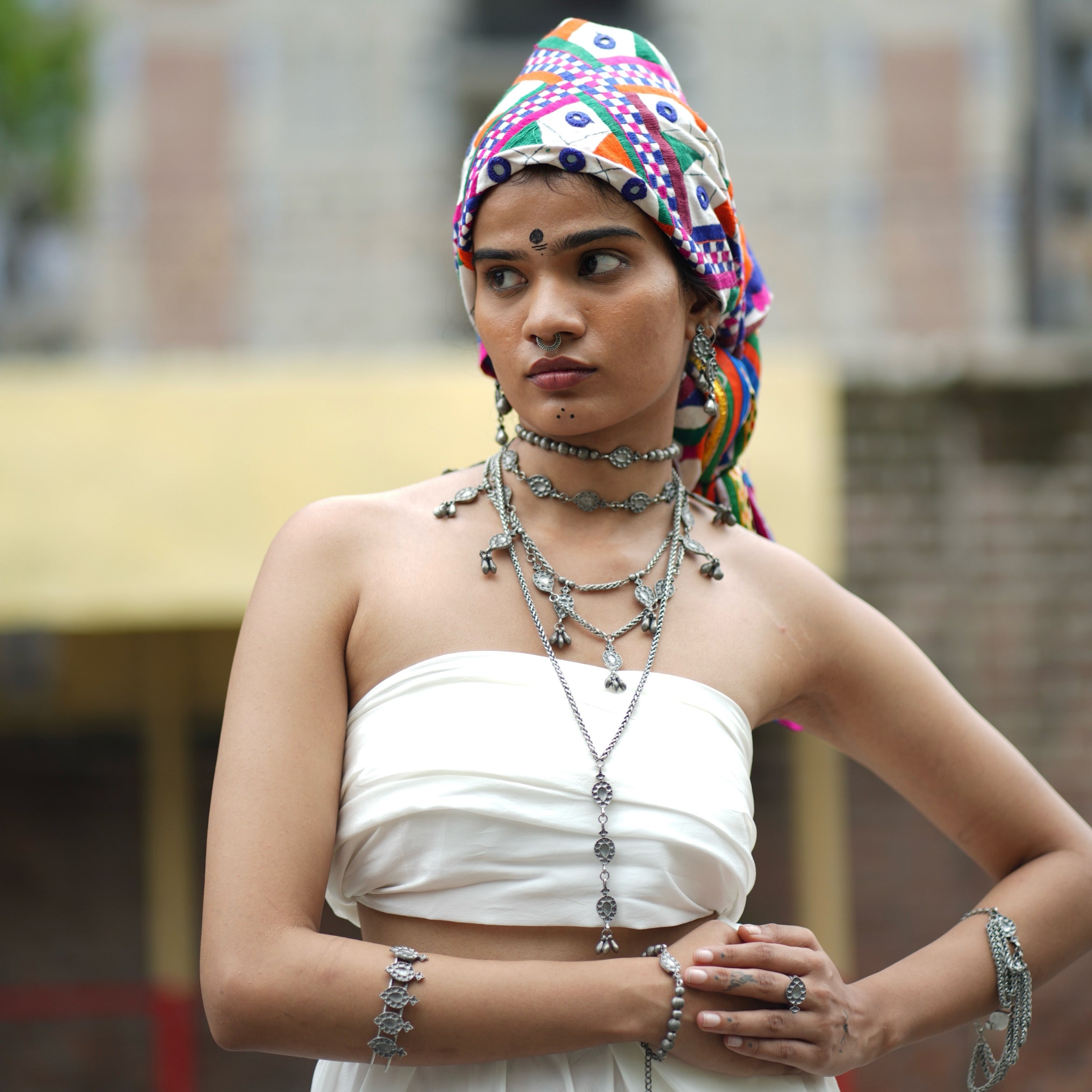 Latika Side Charm Necklace