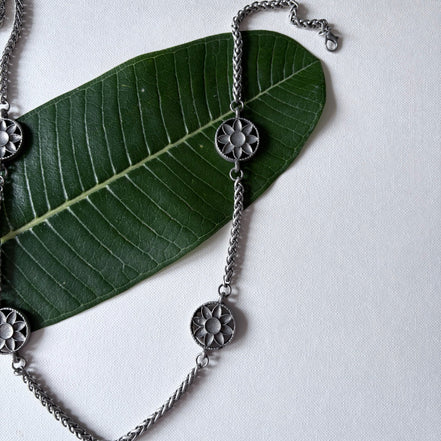 Ashtashree Side Charm Necklace