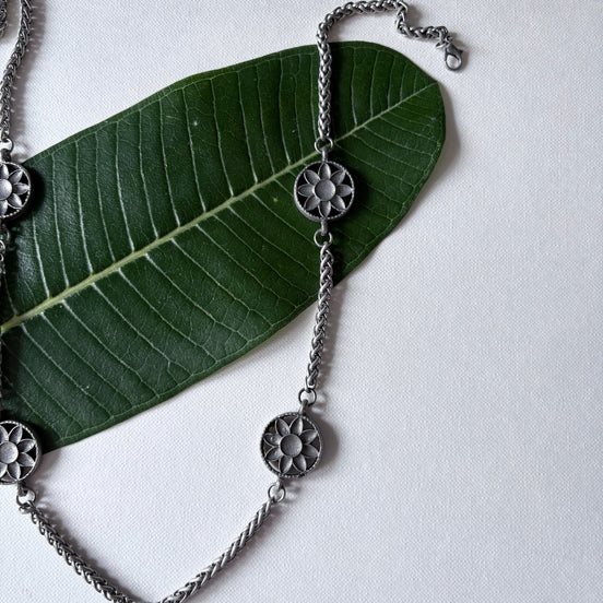 Ashtashree Side Charm Necklace