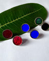 Glass Circle Studs image 0