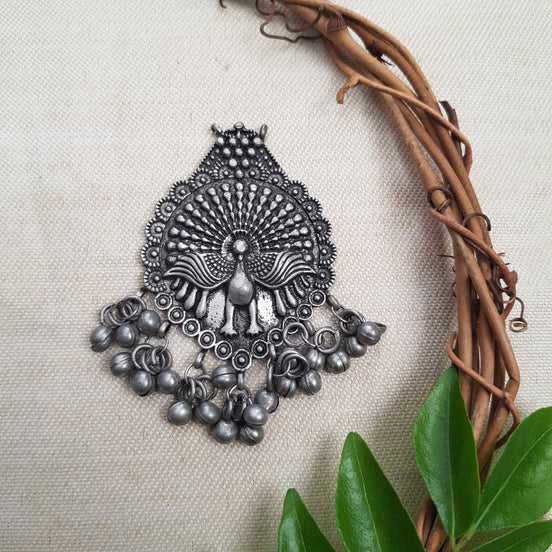 dancing peacock pendant image 0