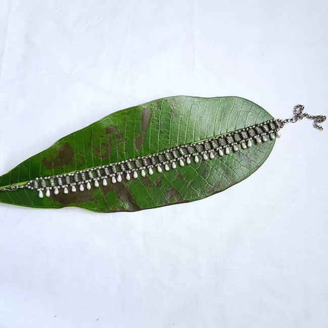 Pearl Drop Choker Necklace