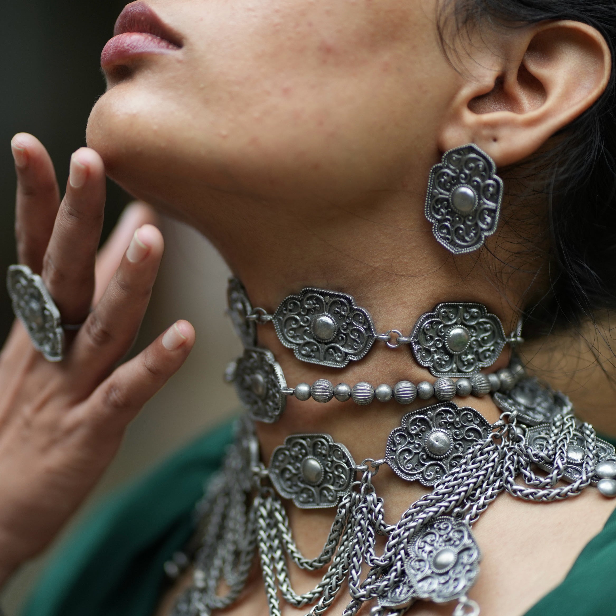 Rekha Ball Choker Necklace