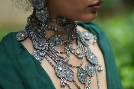 Rekha Chain Choker Necklace