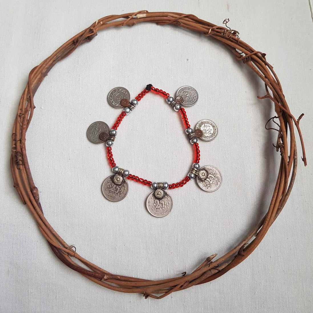 Afghani Paisa Anklet