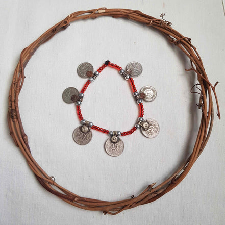 Afghani Paisa Anklet