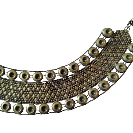 Gold Studded Collar Necklace image 3