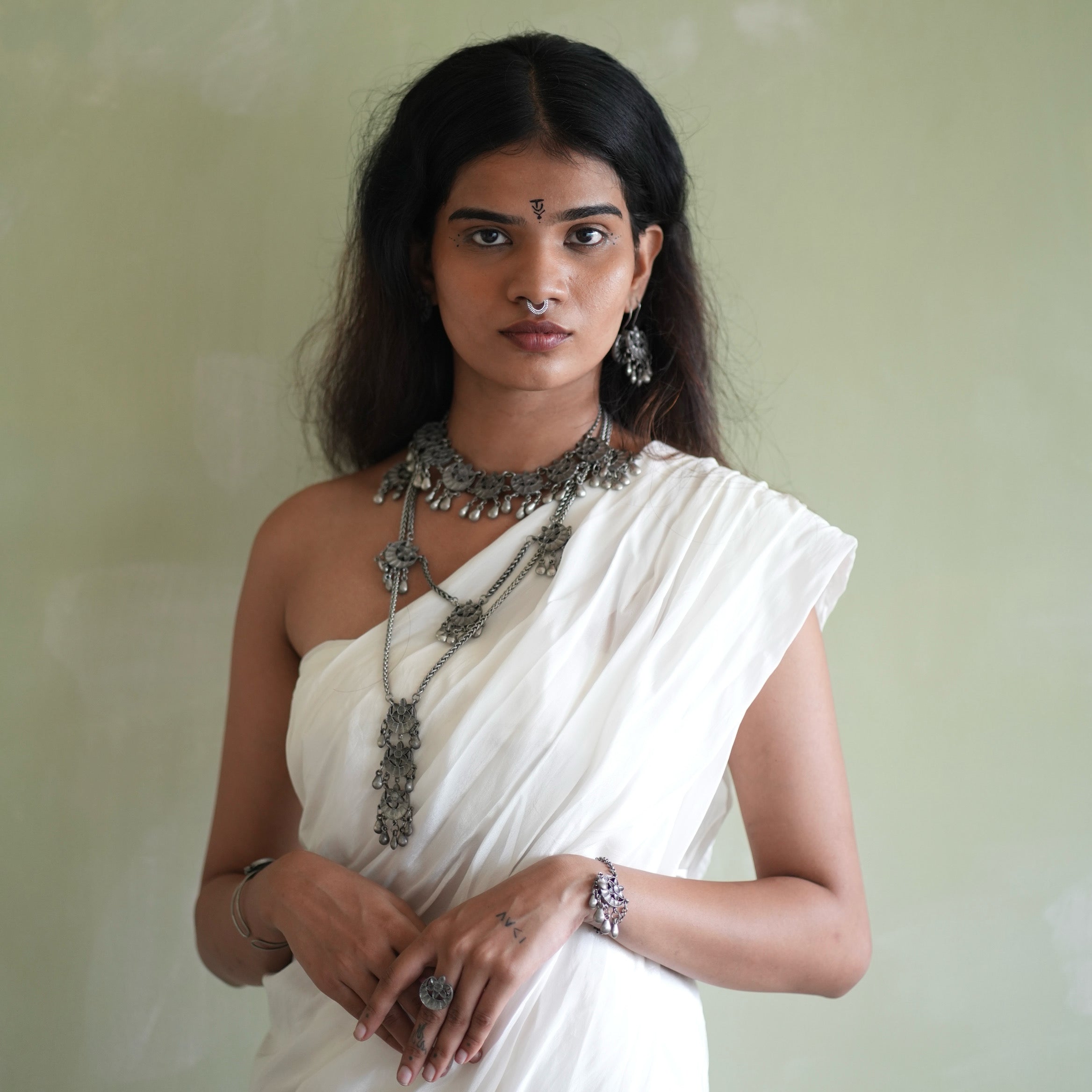 Chandrapushpa Hanging Charm Necklace