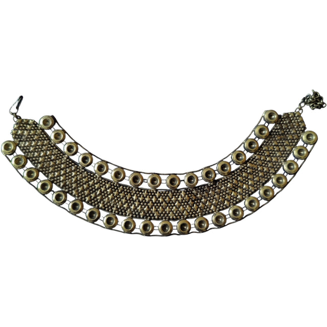 Gold Studded Collar Necklace image 0