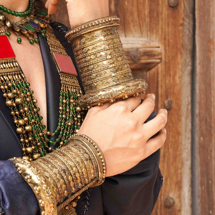 Gold Diamond Cuff image 3