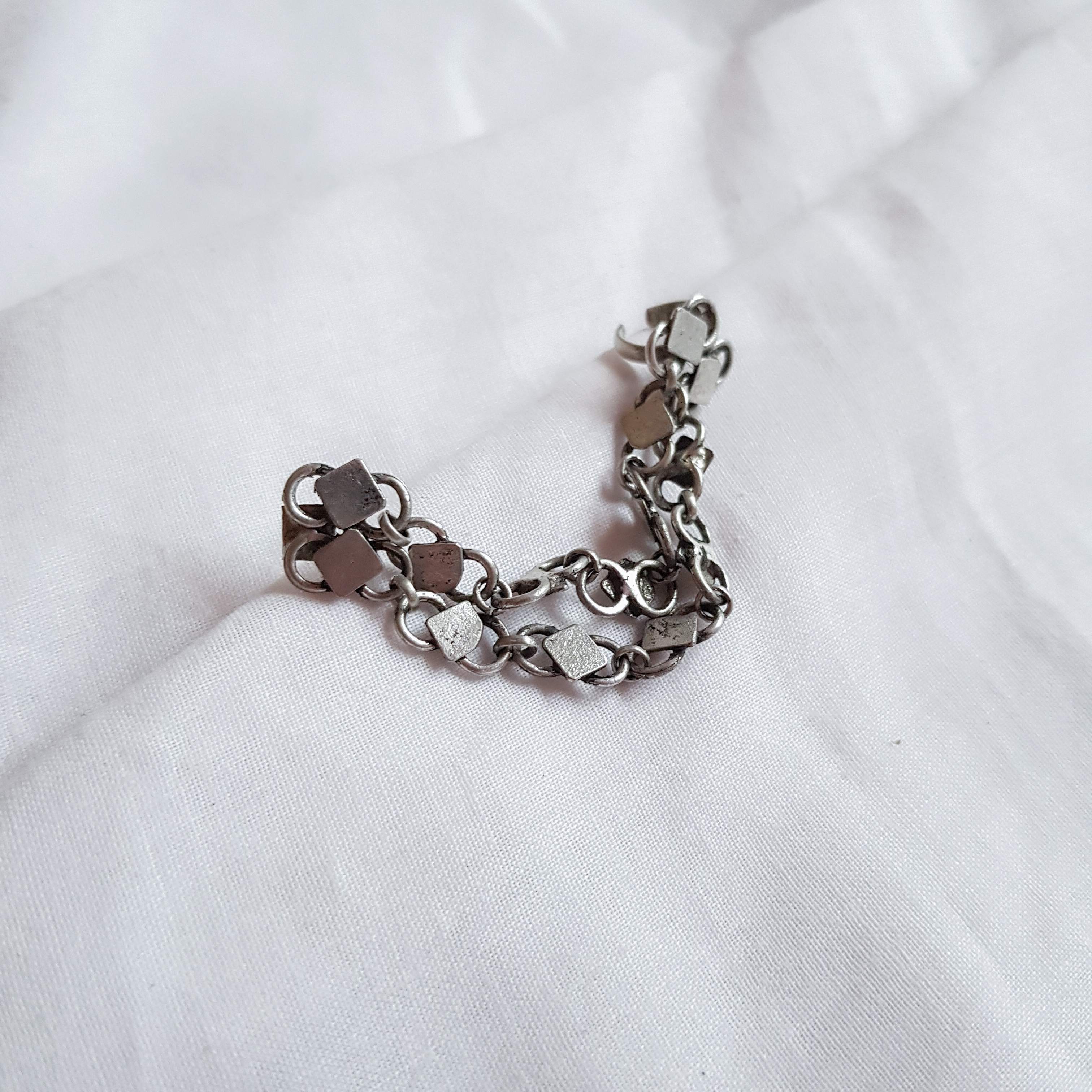 Silver Diamond Layered Earcuffs image 0