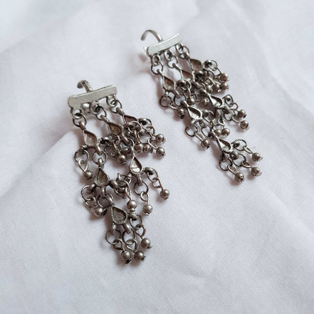 Silver Drop Earcuffs image 0
