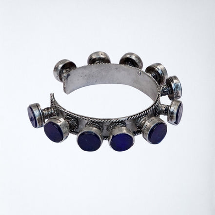 Glass Drop Embossed Cuff Bracelet image 2