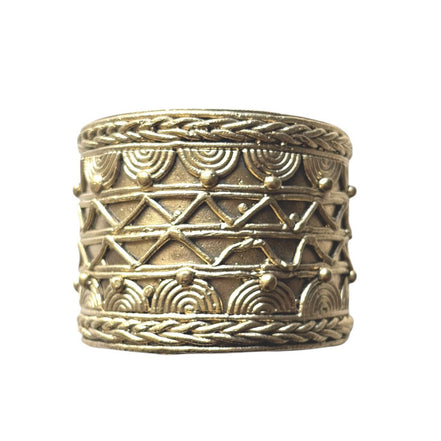 Tribhuja Brass Bangle
