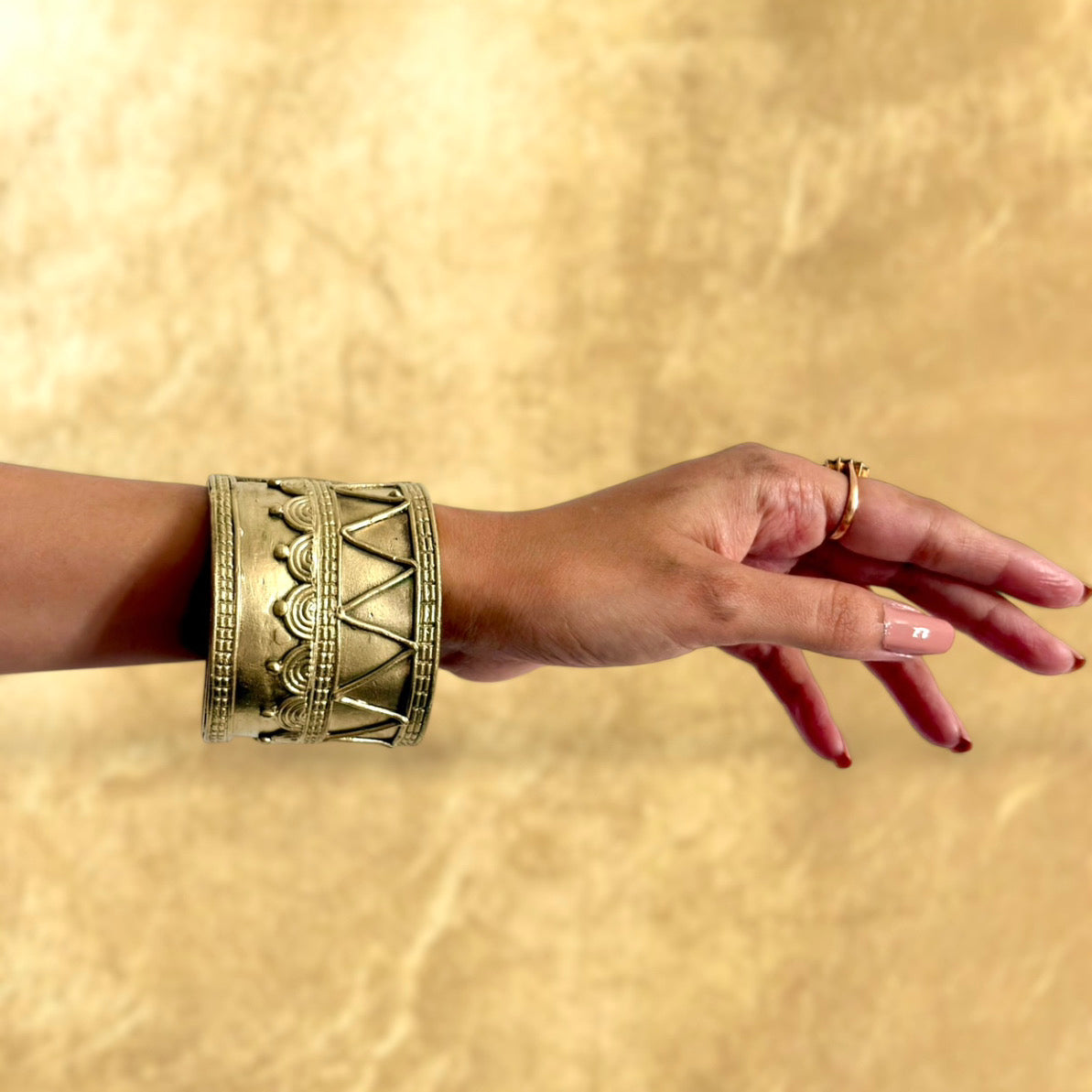 Bindu Brass Bangle