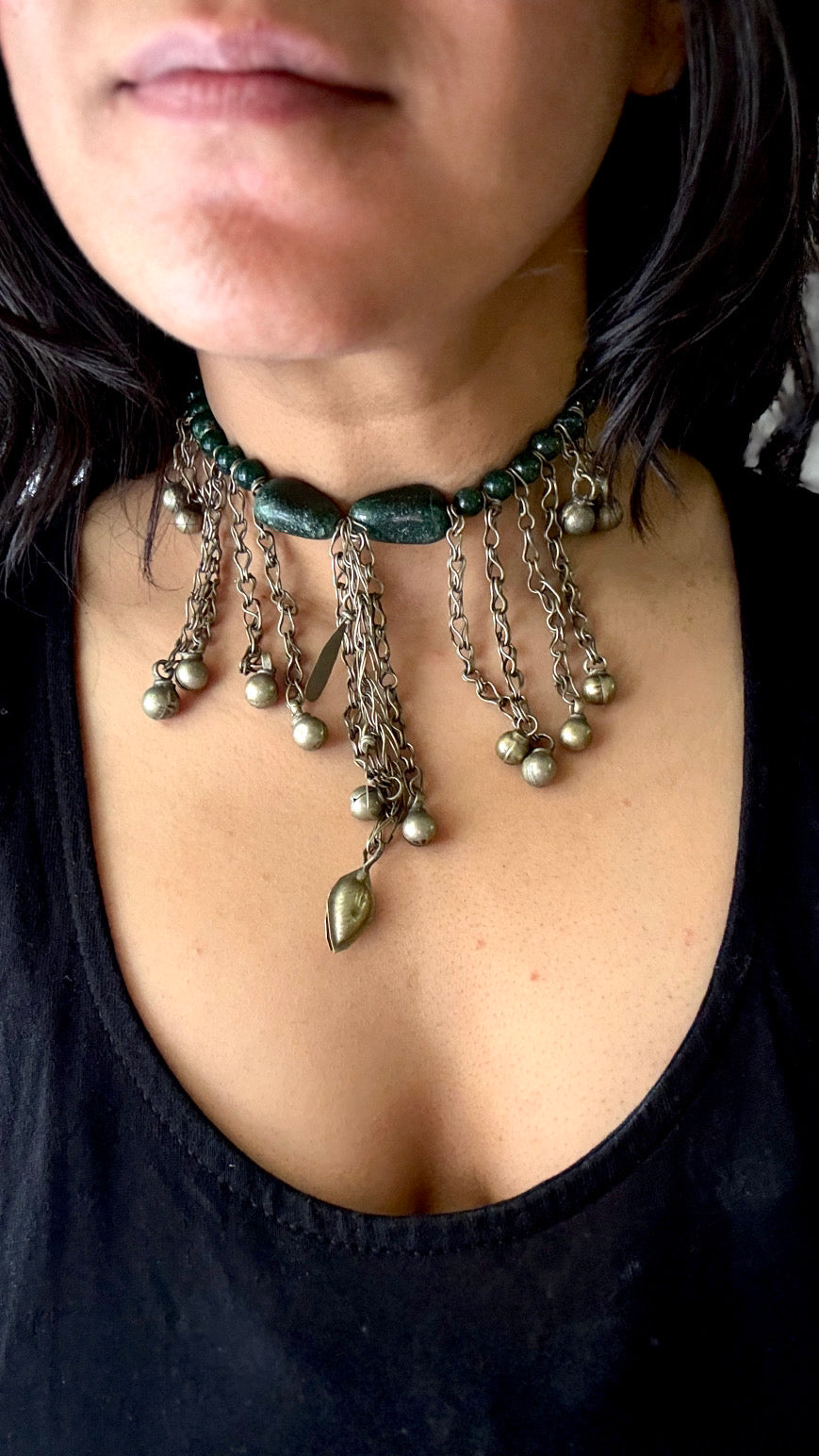 Vintage Tassel Bead Necklace