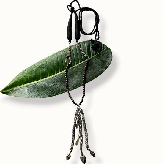 Vintage Tassel Bead Necklace