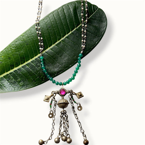 Vintage Kutchi Stone Necklace