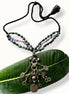 Vintage Kutchi Charms And Bead Necklace