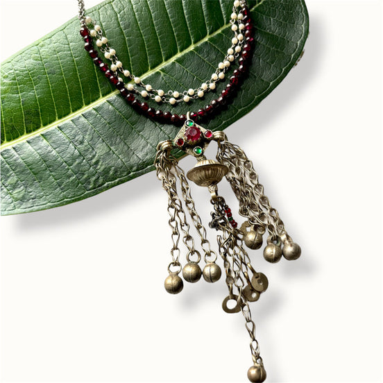 Vintage Kutchi Pendant Necklace