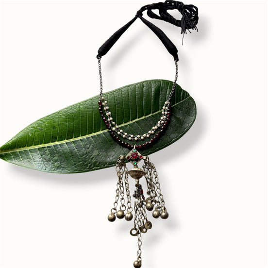 Vintage Kutchi Pendant Necklace