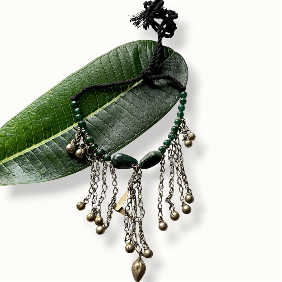 Vintage Tassel Bead Necklace