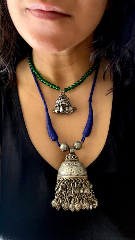 Jhumkha Bead Necklace