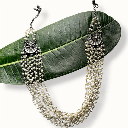 Chandrapushpa Pearl Chain Necklace