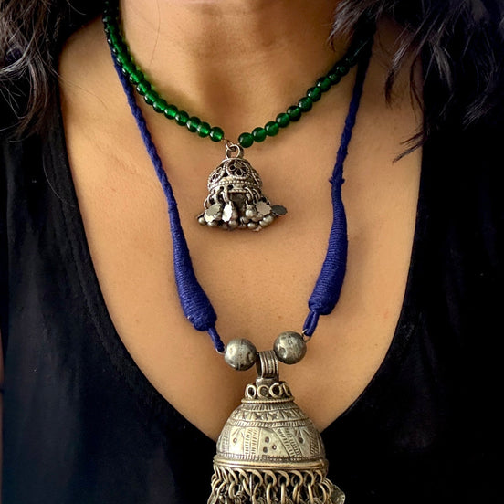 Jhumkha Bead Necklace