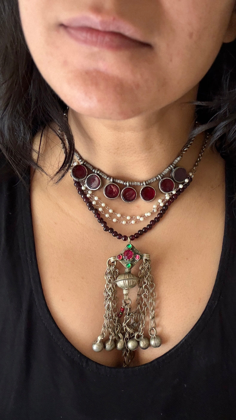 Glass Chain Necklace