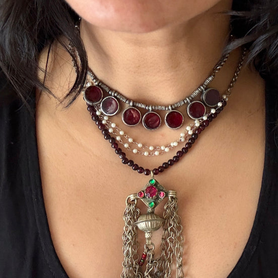 Glass Chain Necklace
