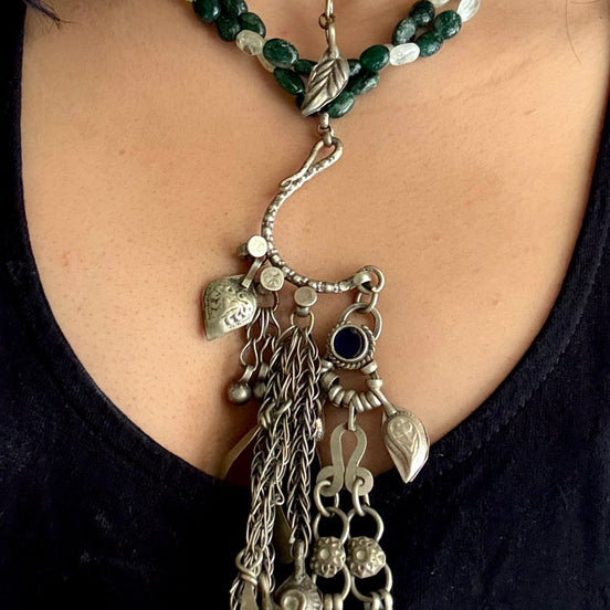 Vintage Bead Choker Necklace