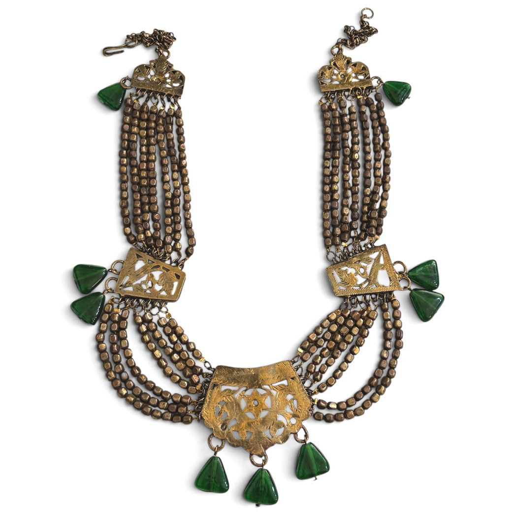 Carved Bead Necklace