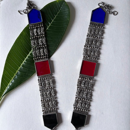 Jaiselmeri Glasswork Haar Necklace