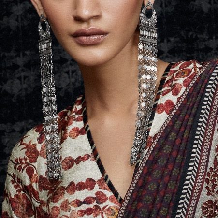 Oversized Diamond Drop Earrings