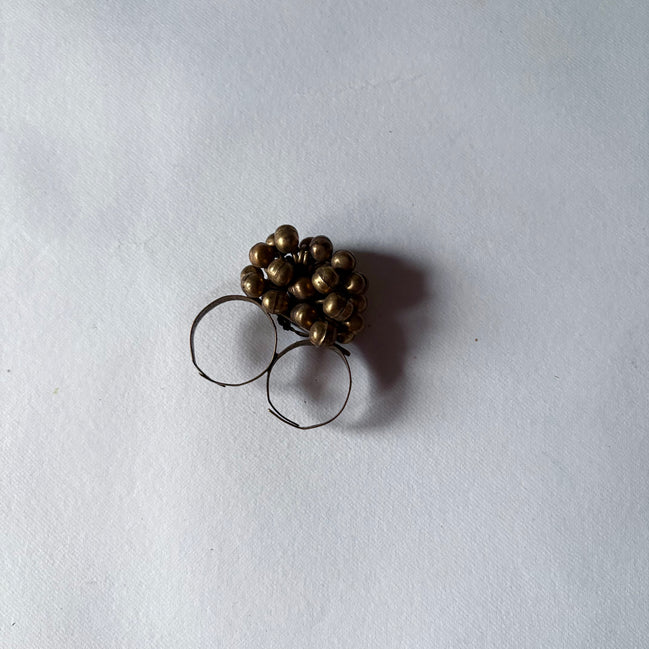 Gold Ghunghru Ring