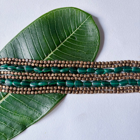 Rajasthani Glass Bead Choker Necklace