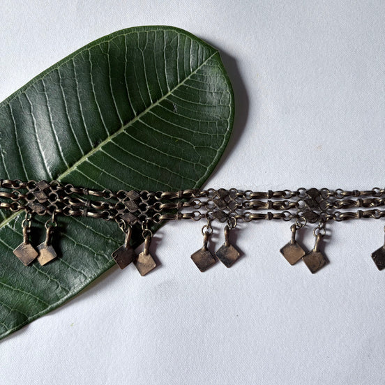 Gold Drop Choker Necklace