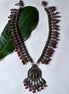 Morni Haar With Ruby Glass Necklace