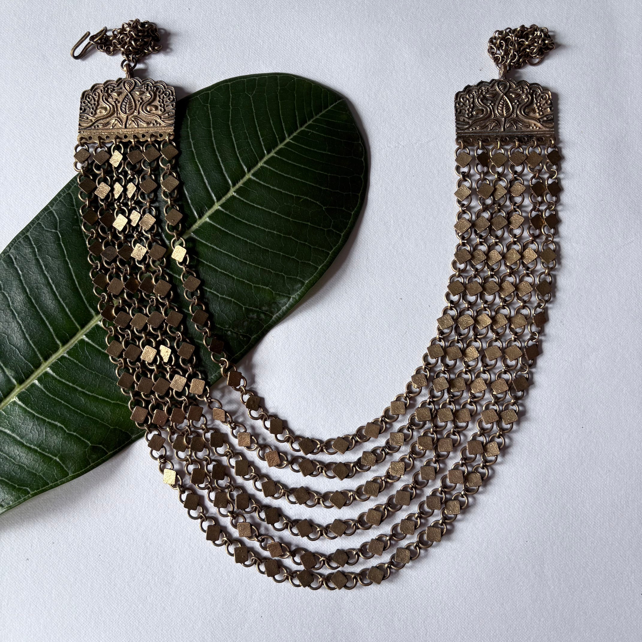 Gold Diamond Layered Necklace