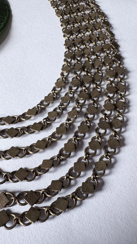 Gold Diamond Layered Necklace